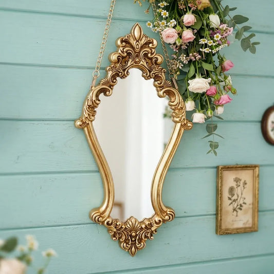 Eloise Ornate Gold Wall Mirror