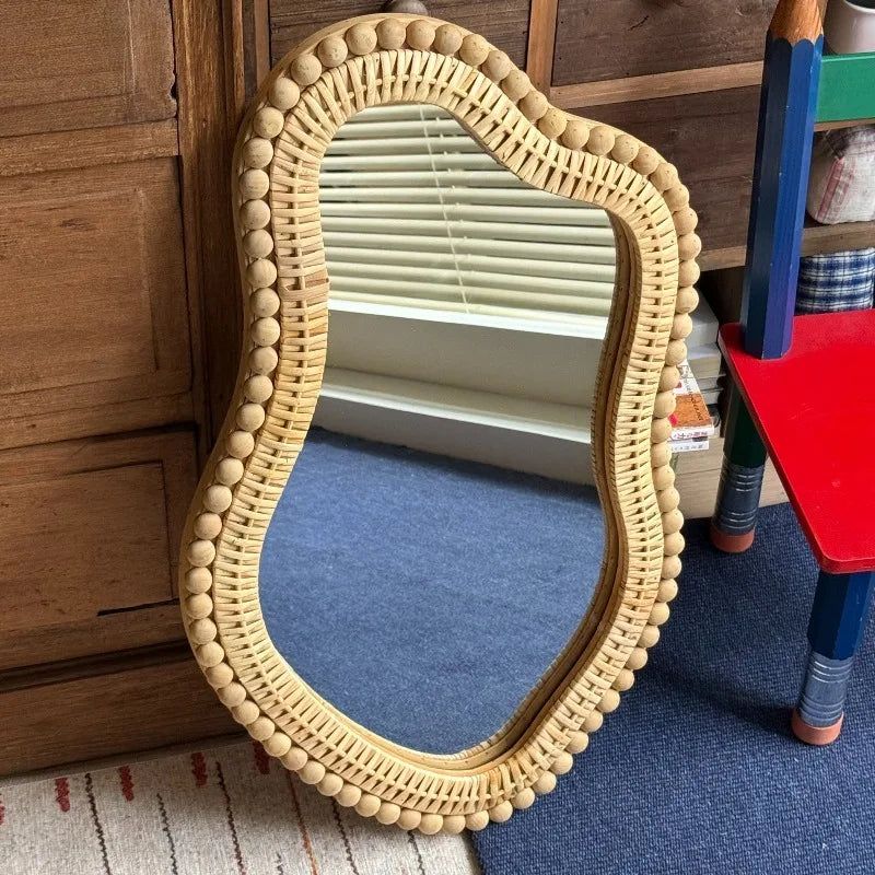 Amara Rattan Beaded Wall Mirror