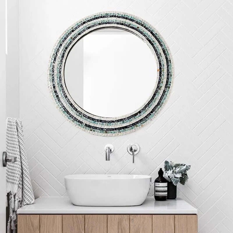 Selene Pearl Mosaic Wall Mirror