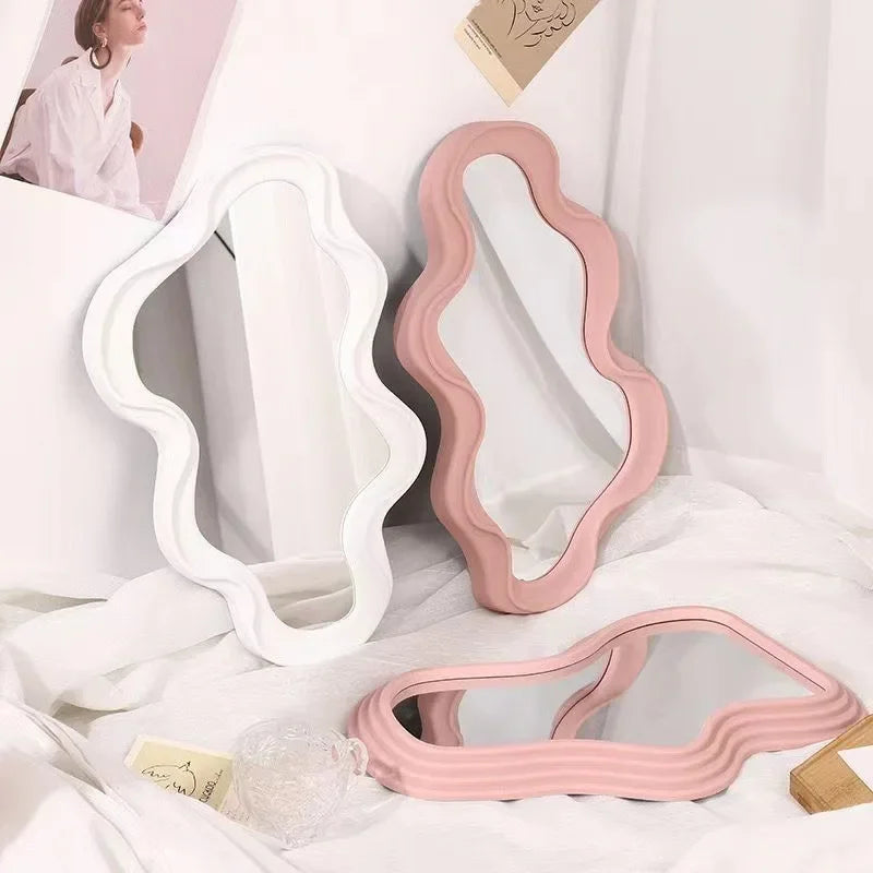 Elara Sculptural Wave Mirror