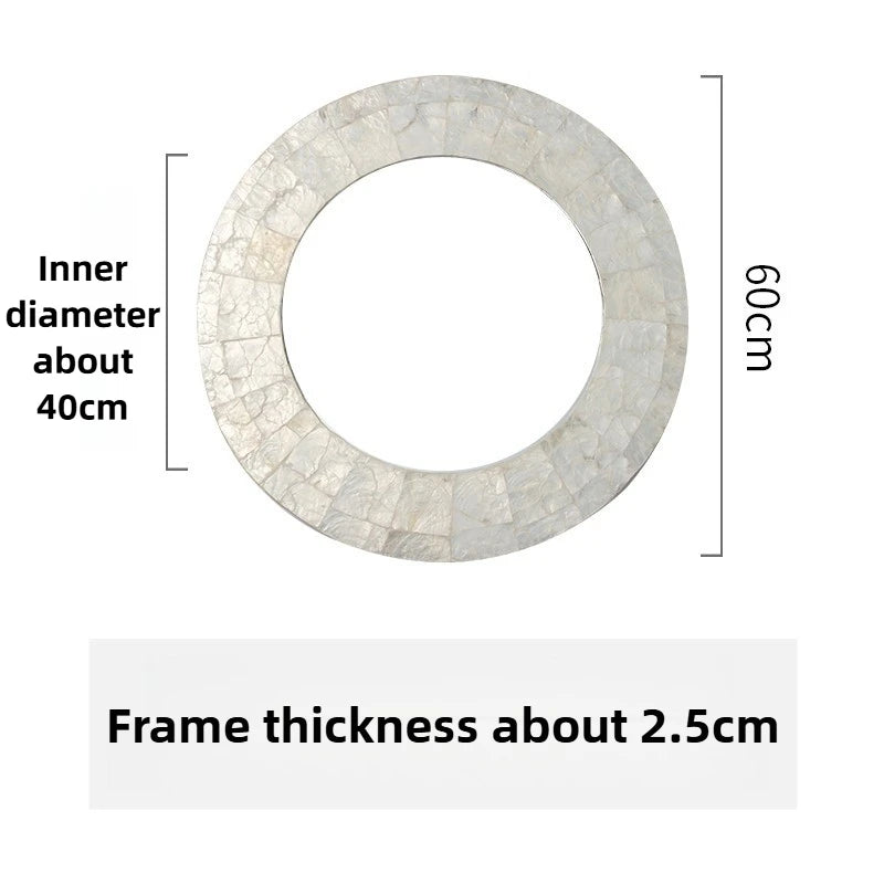 Selene Pearl Mosaic Wall Mirror
