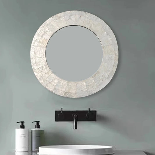 Selene Pearl Mosaic Wall Mirror
