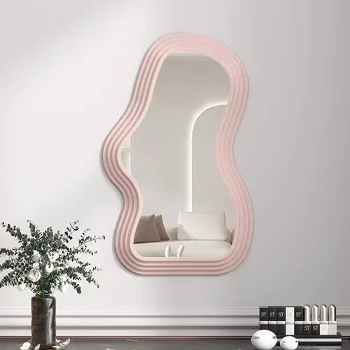 Elara Sculptural Wave Mirror