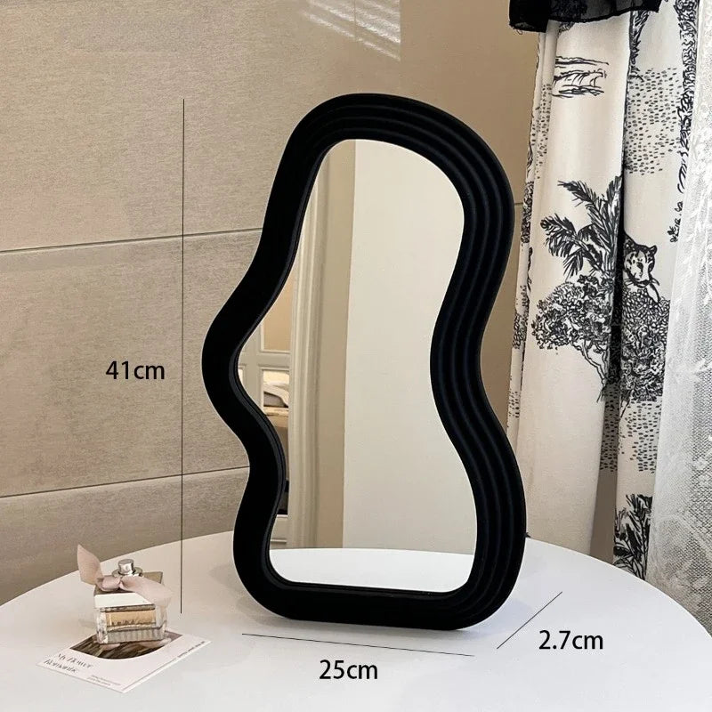 Elara Sculptural Wave Mirror