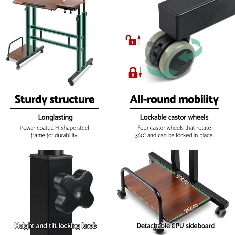 FlexiLift Mobile Adjustable Work Desk