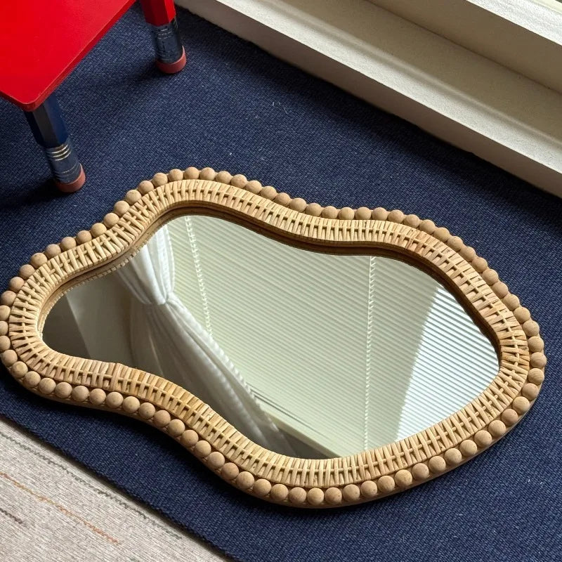 Amara Rattan Beaded Wall Mirror