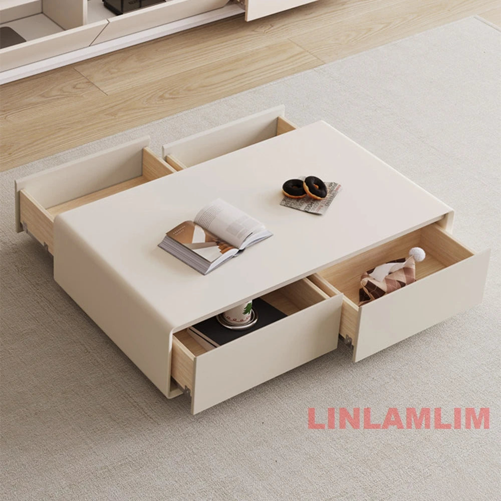 Luna Modern TV Console & Coffee Table Set