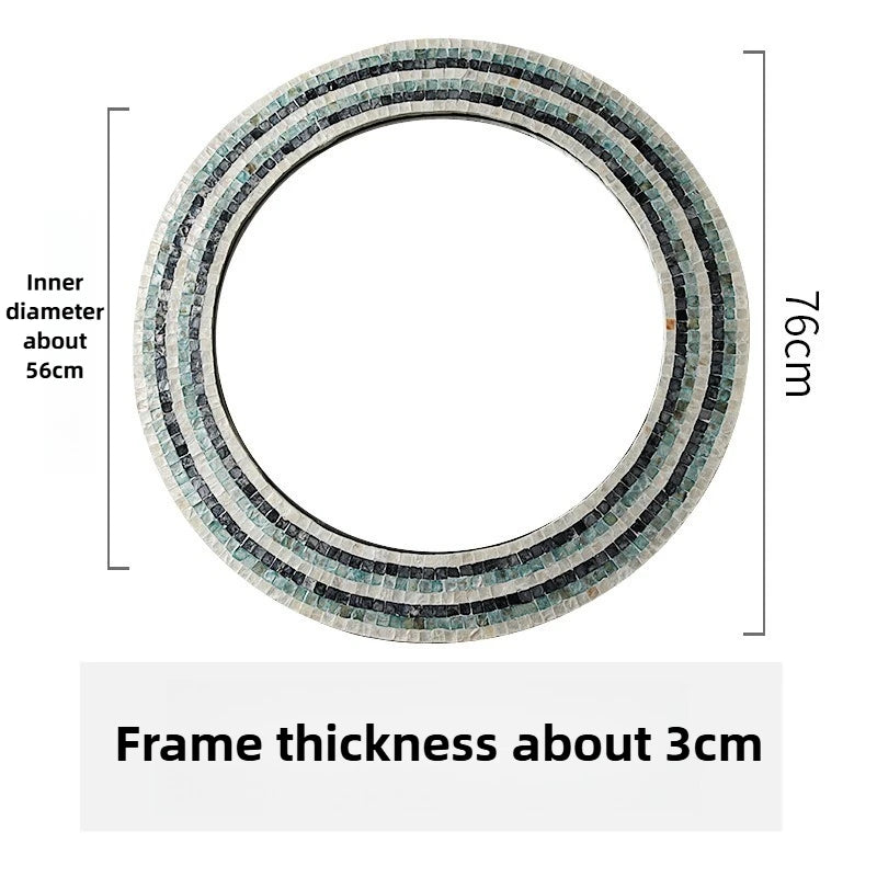 Selene Pearl Mosaic Wall Mirror