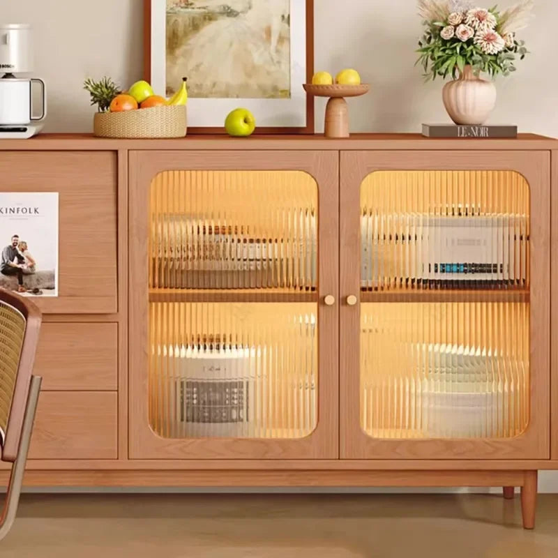 Aurelia Ribbed Glass Sideboard