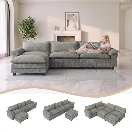 Harper Modular Corner Sofa with Ottoman