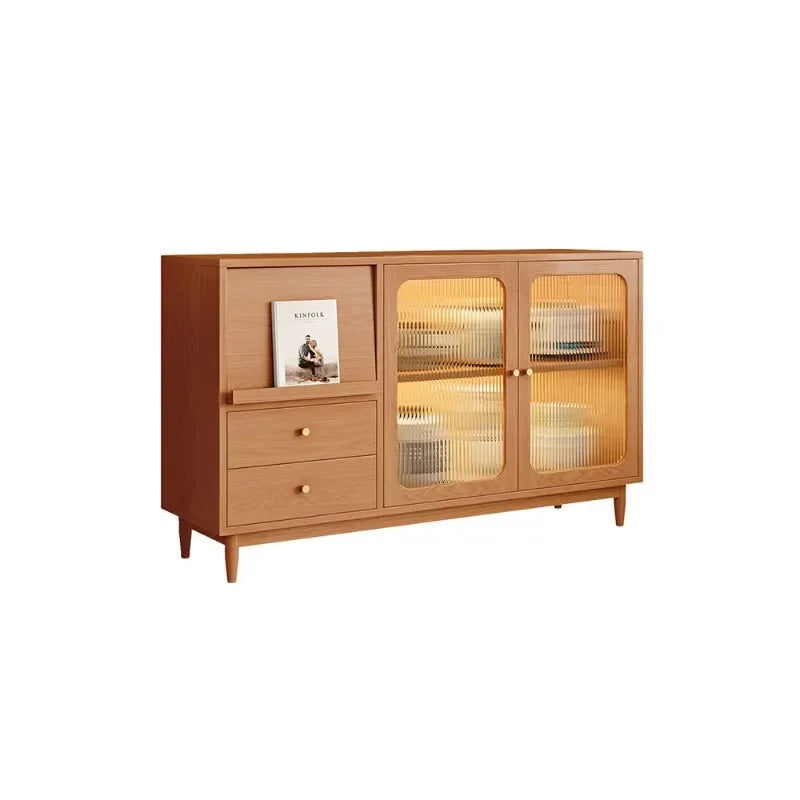 Aurelia Ribbed Glass Sideboard