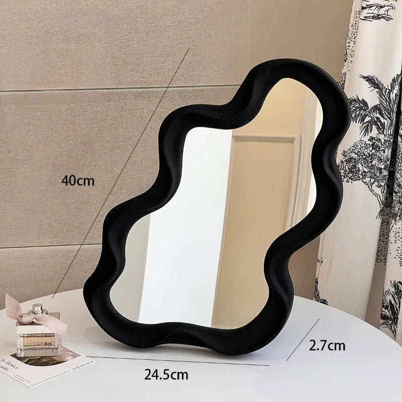 Elara Sculptural Wave Mirror