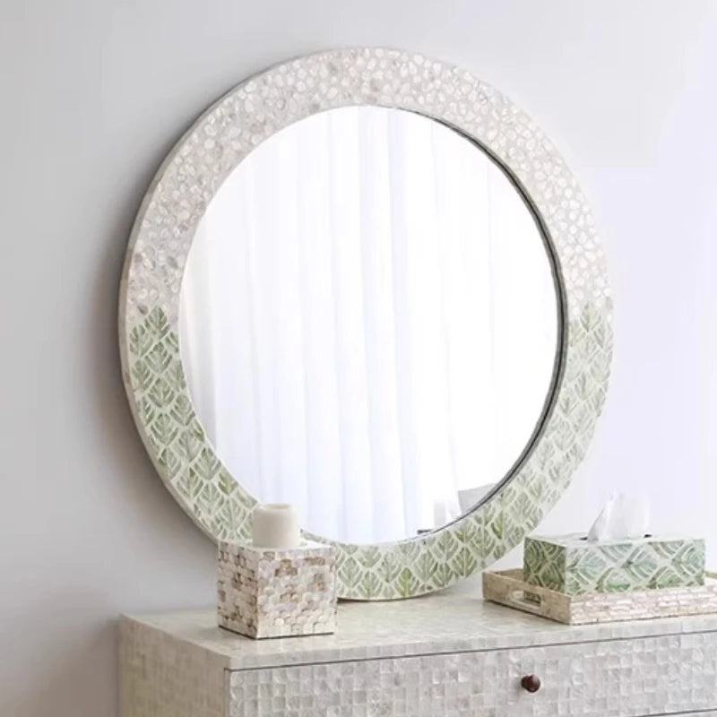 Selene Pearl Mosaic Wall Mirror