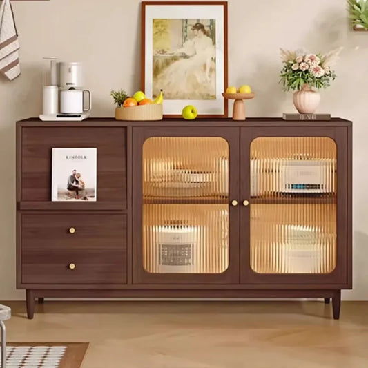Aurelia Ribbed Glass Sideboard