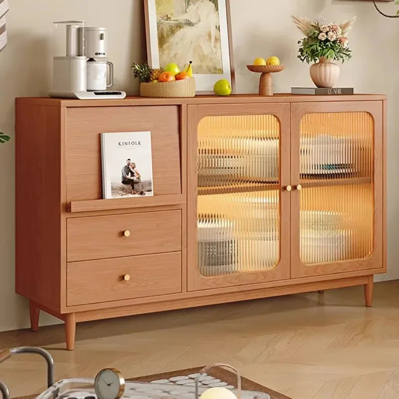 Aurelia Ribbed Glass Sideboard