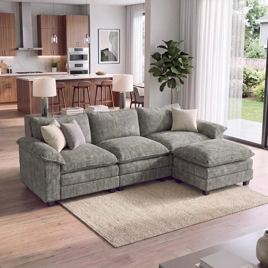 Harper Modular Corner Sofa with Ottoman